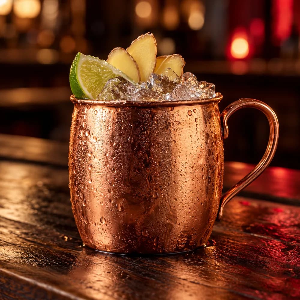 Fotografía ilustrativa de Moscow Mule